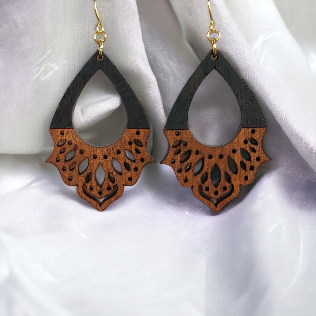 Drop, Cutout Earrings
