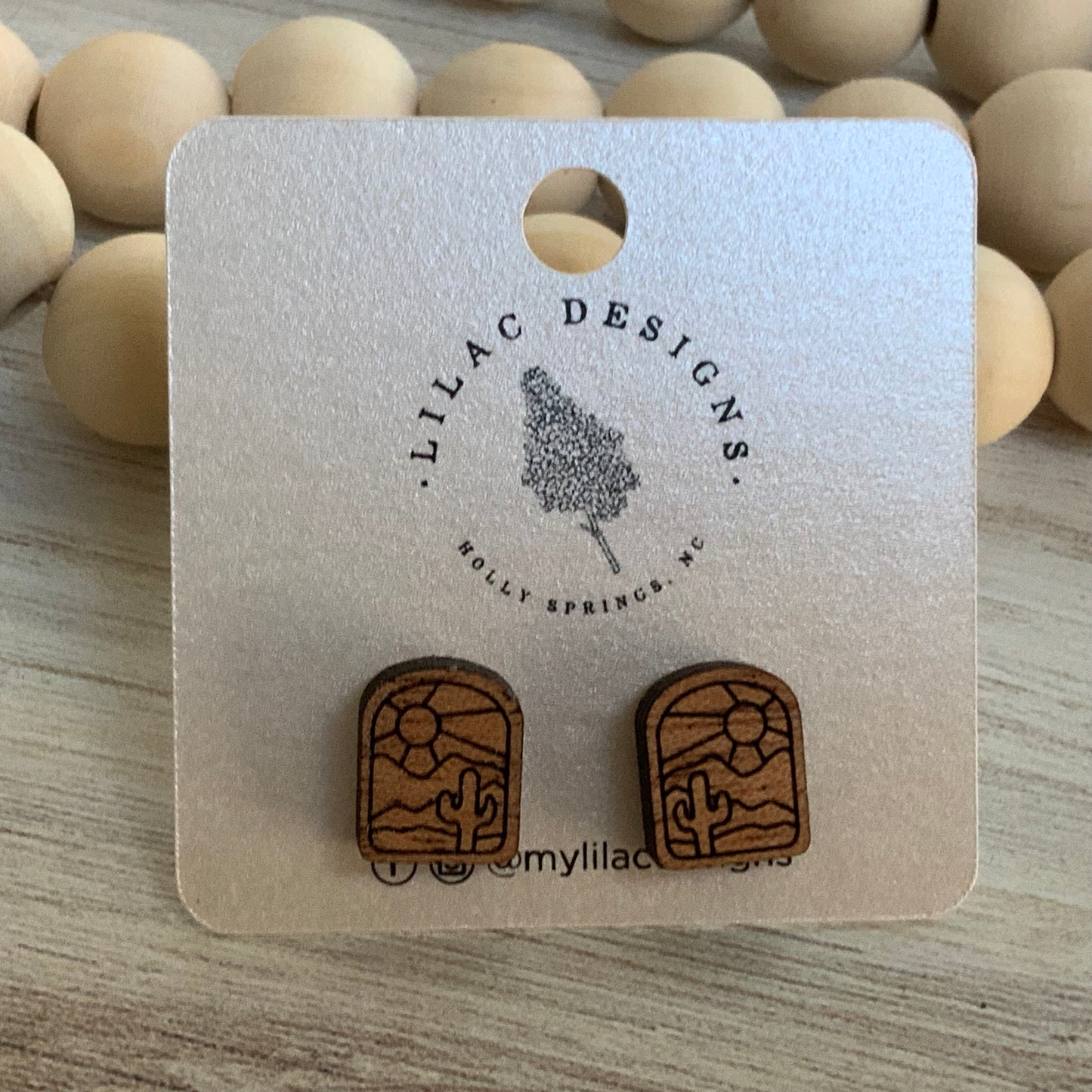 Desert/Sunrise Post Earring