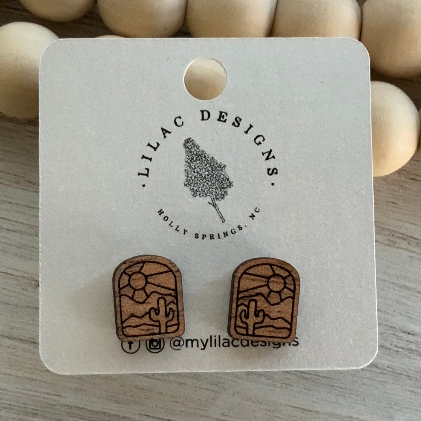 Desert/Sunrise Post Earring