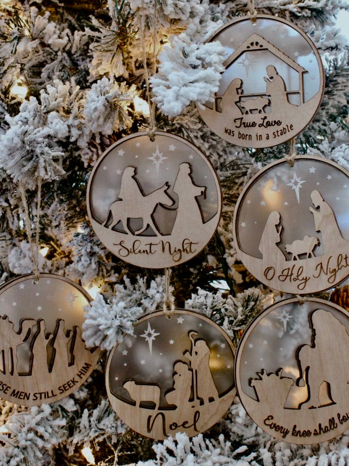 Christmas ornament set (6 pieces)