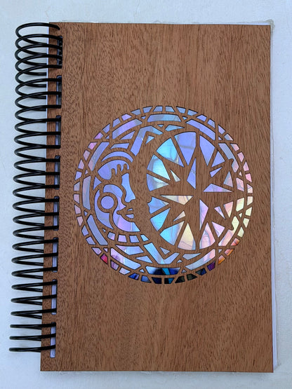 Journal, Wood Cover, Lined Pages