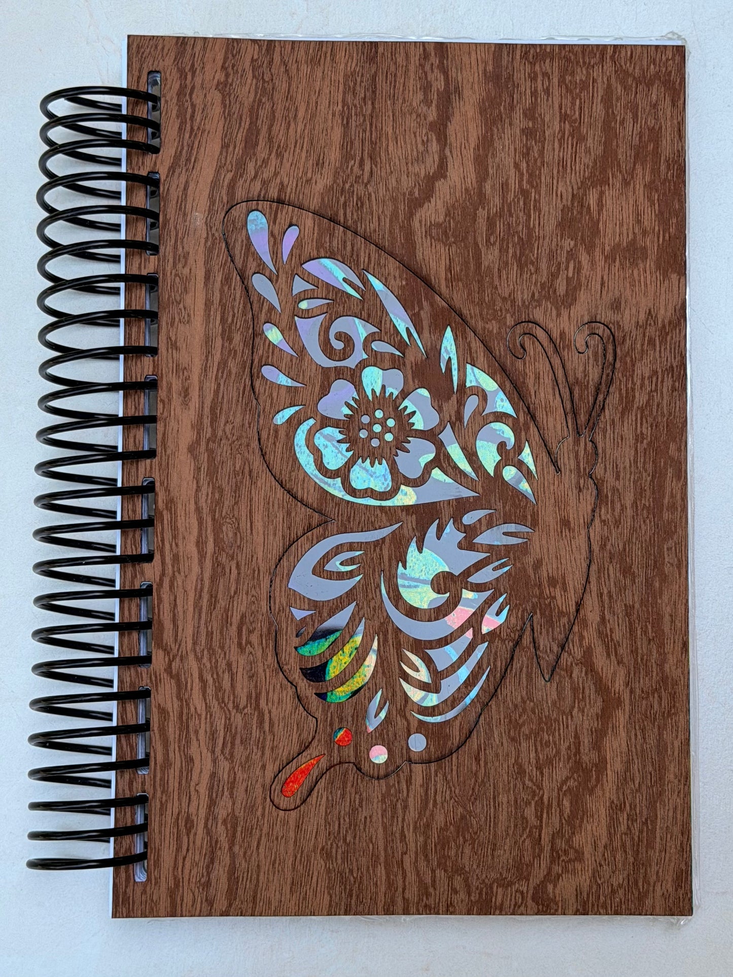 Journal, Wood Cover, Lined Pages