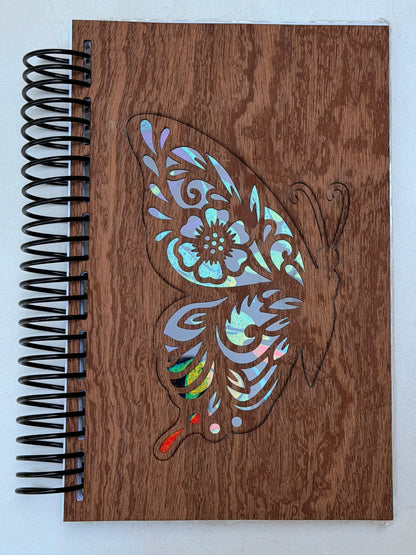 Journal, Wood Cover, Lined Pages