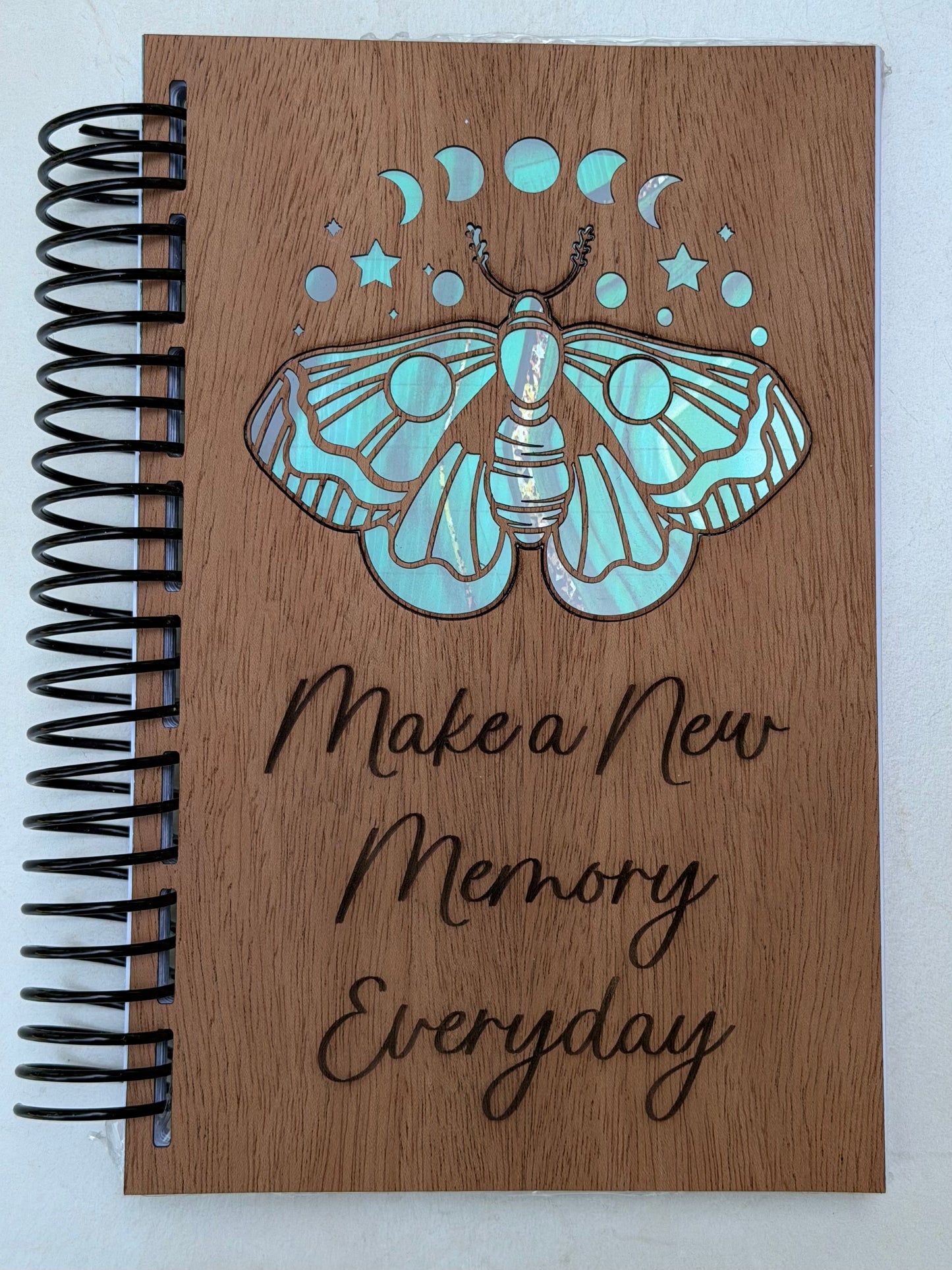 Journal, Wood Cover, Lined Pages