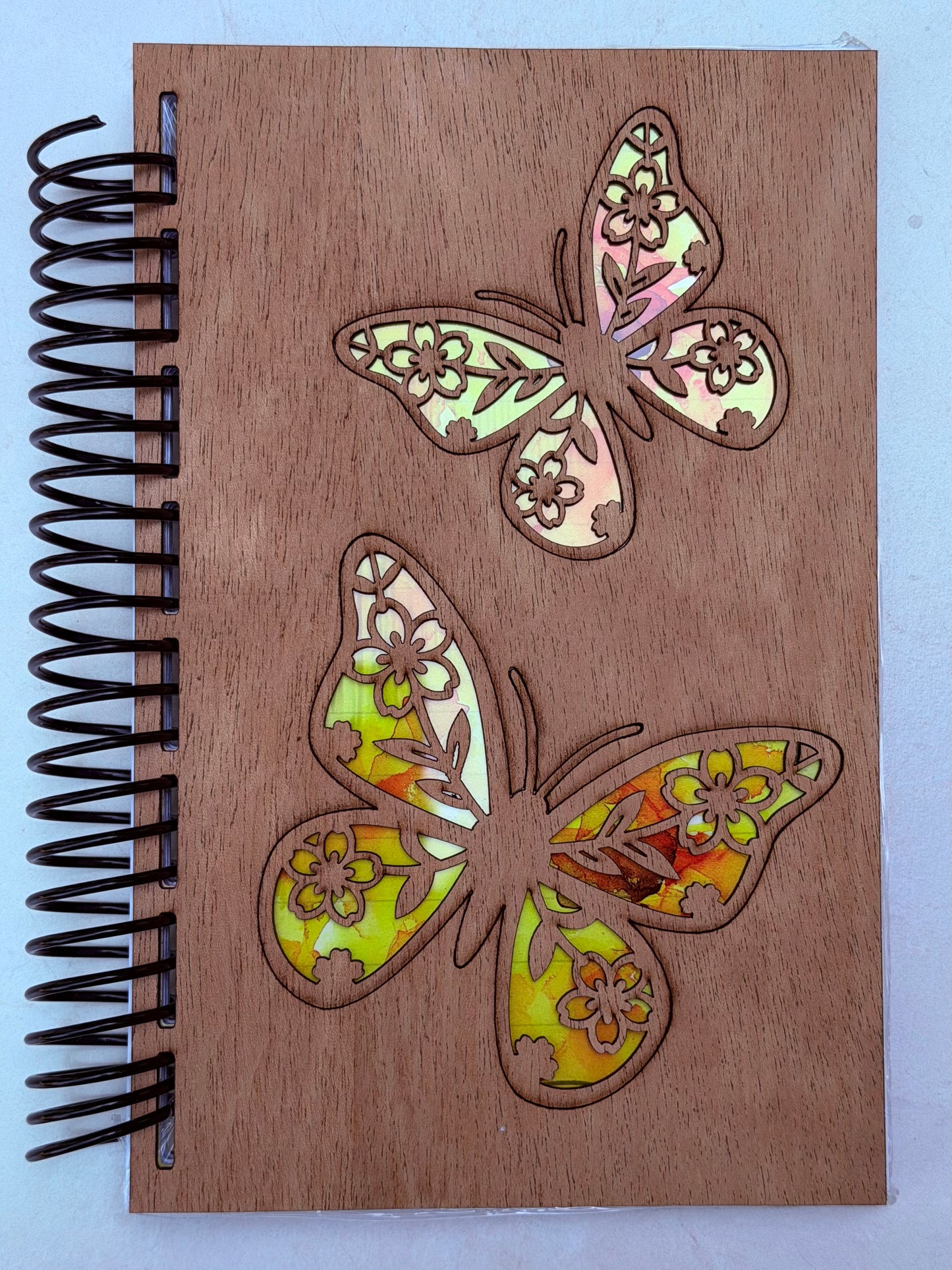 Journal, Wood Cover, Lined Pages